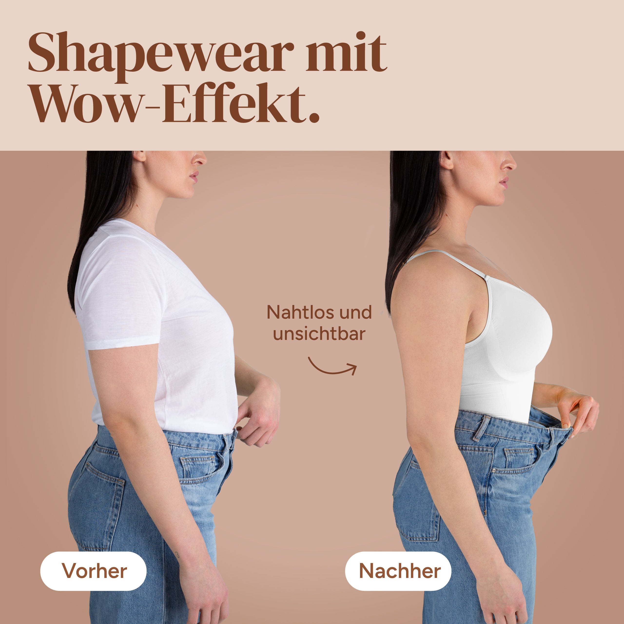 Premium bodysuit shapewear with briefs